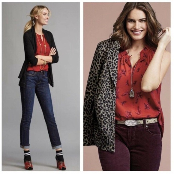 CAbi Tops - Cabi 5222 Top Size S Sprig Sketchbook Floral